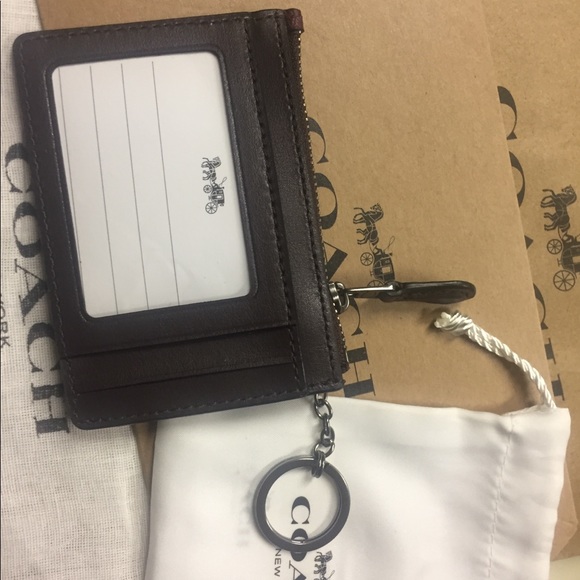coach skinny mini ID card holder and keychain - Picture 4 of 5